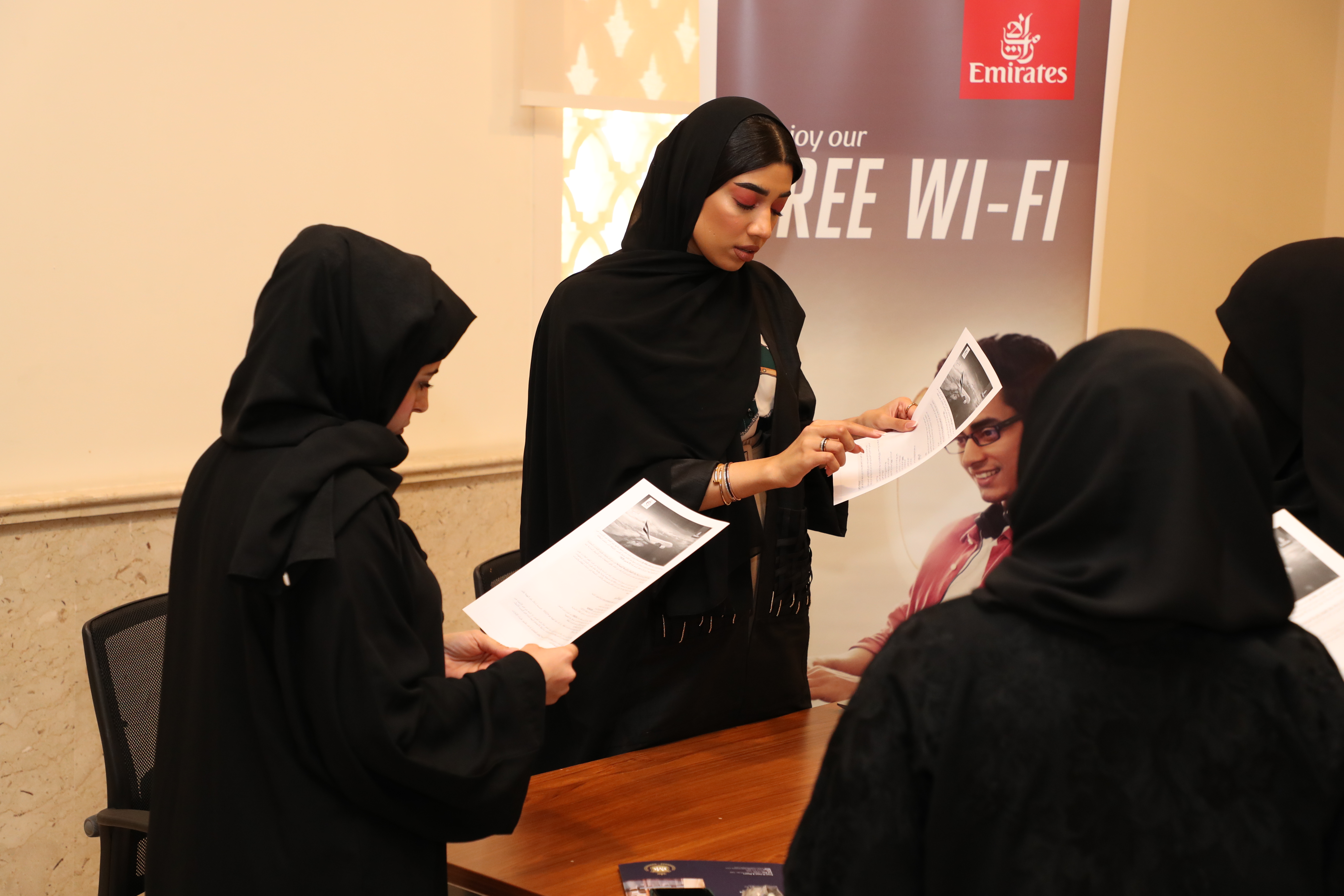 Waffer program event at Al Qasimia University