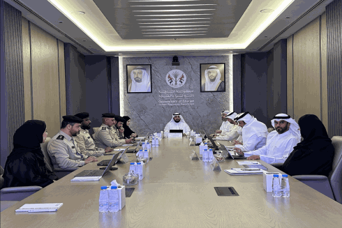 Sharjah Gov to develop structures of Civil Defense, Amiri Guard